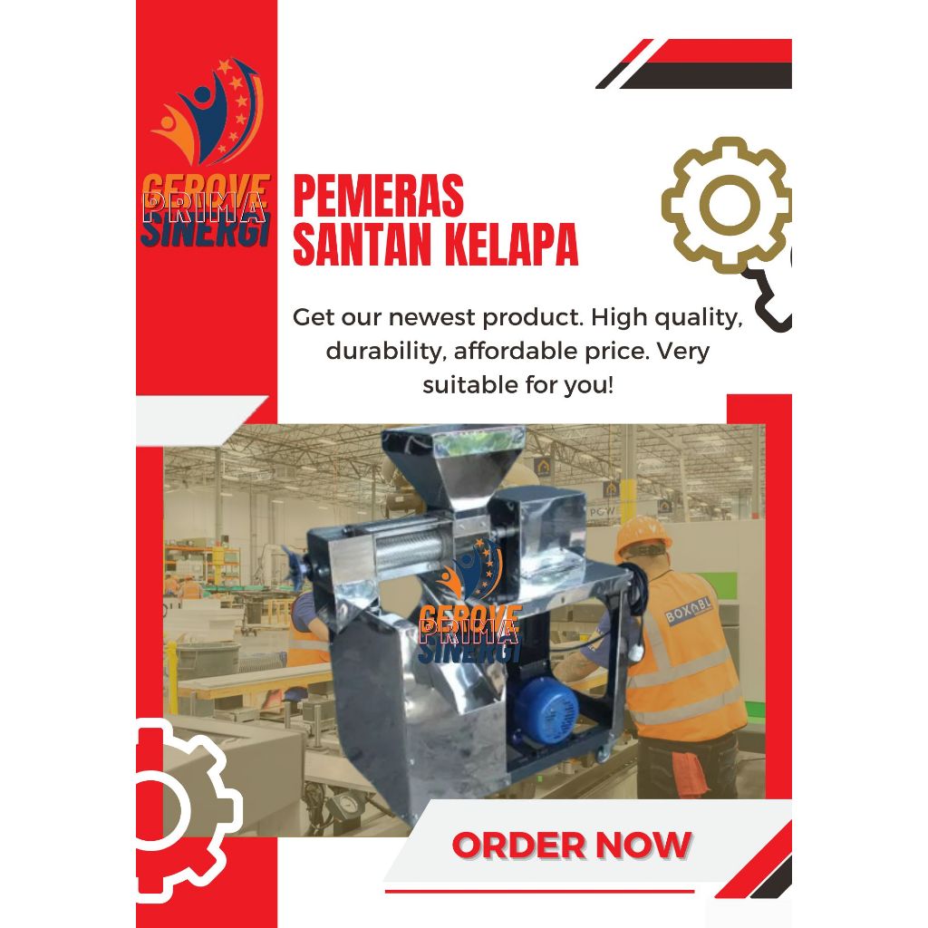 Mesin Peras Santan - Pemeras Santan - Peras Kelapa