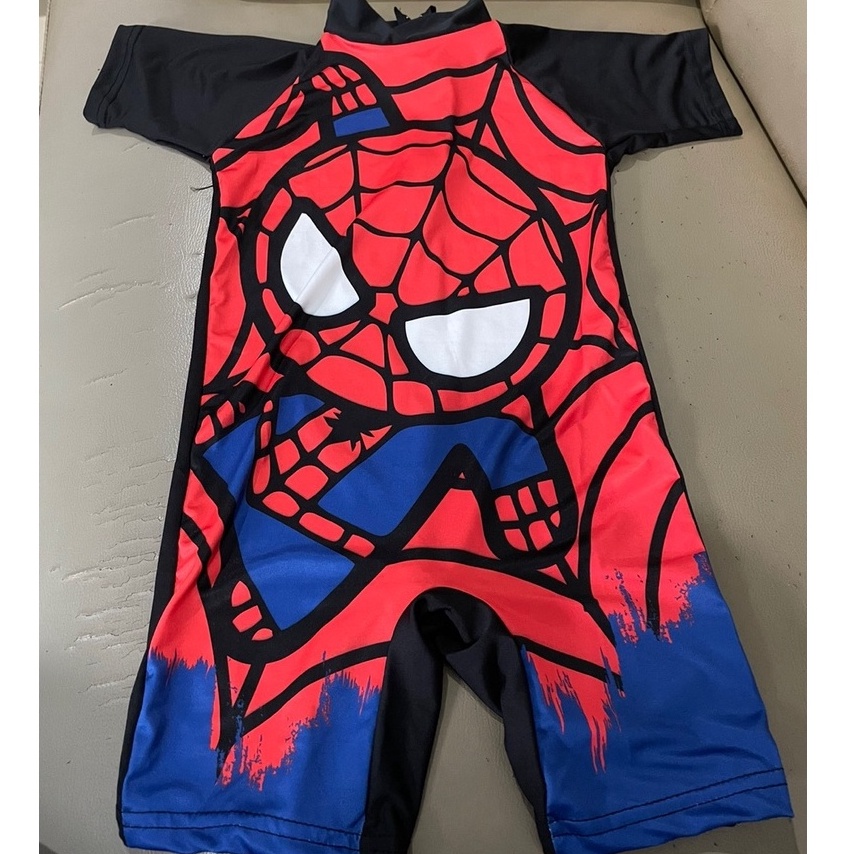 LEK318 Terlaku Spiderman Baju Renang Anak Laki Laki Bayi Balita Umur 1 2 3 1 Tahun