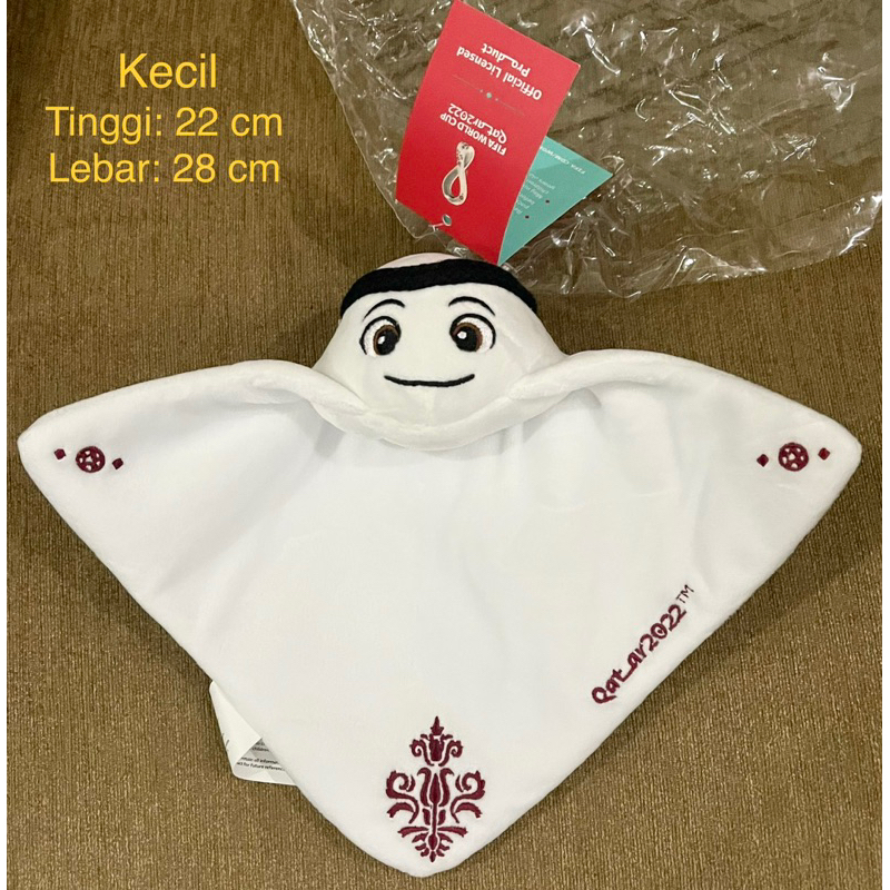 Boneka / Pajangan Fifa world cup Qatar (maskot Laeeb) Original ukuran kecil / Fifa world cup toy
