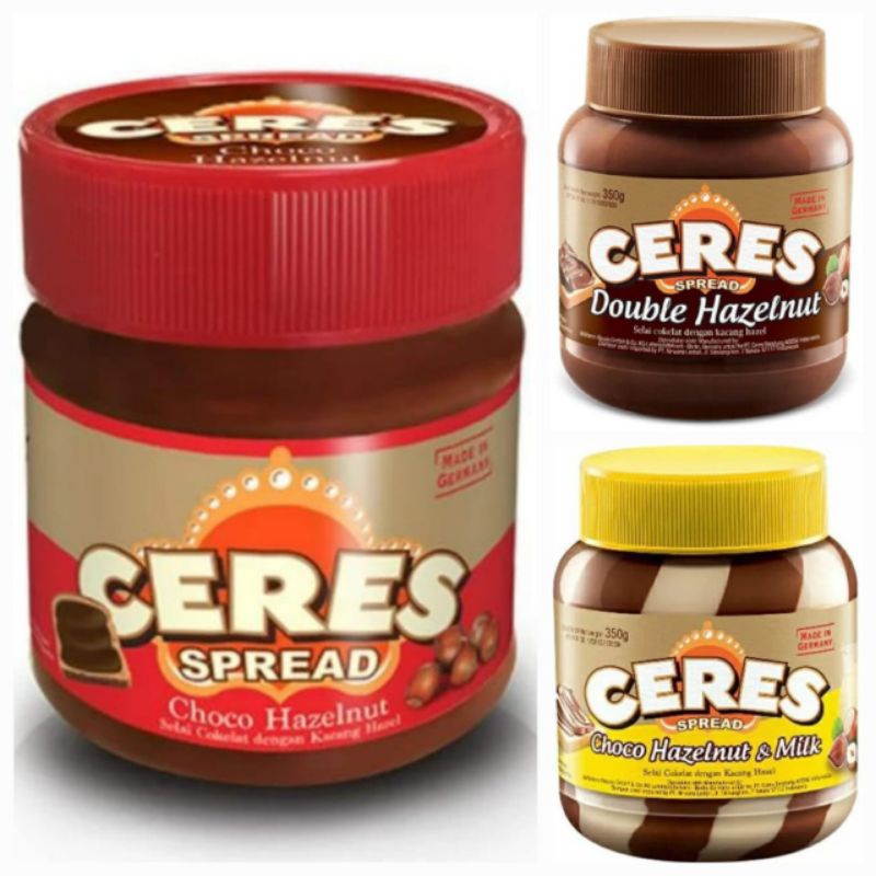 Ceres Spread Choco Hazelnut / Ceres Spread Double Hazelnut / Ceres Spread Choco Hazelnut
