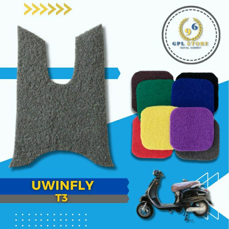 Karpet alas pijakan kaki sepeda listrik U WINFLY T3 / bahan mie bihun serabut