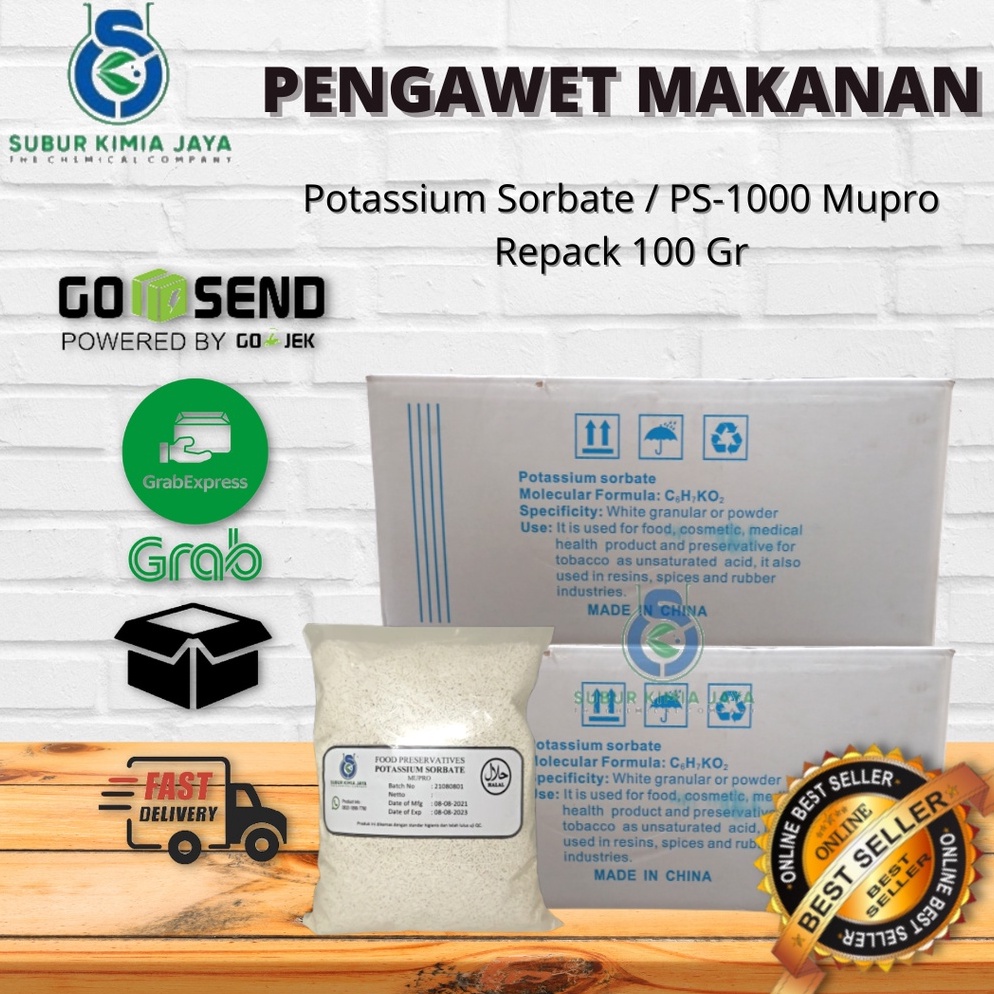 

IAJ623 HOT Potasium Sorbate Pengawet Makanan Pengawet Minuman PS 1 1 gr