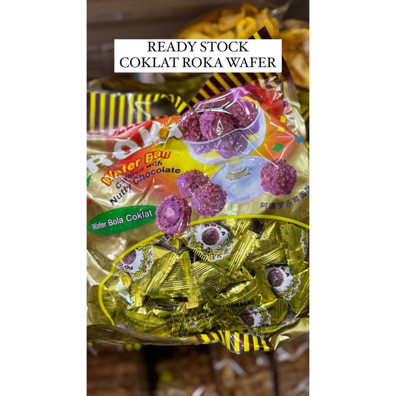 

Coklat Roka Wafer Ball Bola 300 gr