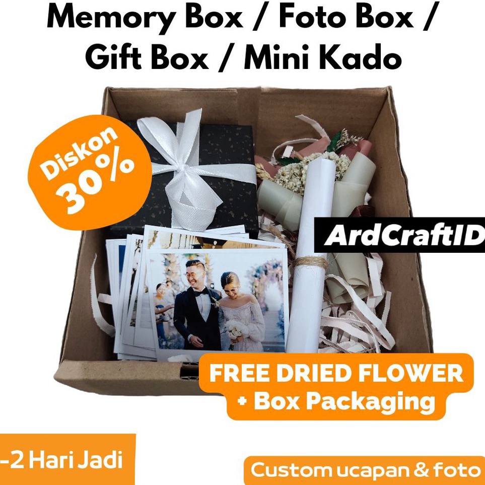 ART Q4Y9 Memory Box  Foto Box  Gift Box  Mini Kado