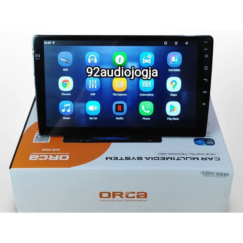 Head Unit Android ORCA 7 inch 9 inch 10 inch ADR-9988 NFC 2GB+64GB Carplay Android Auto