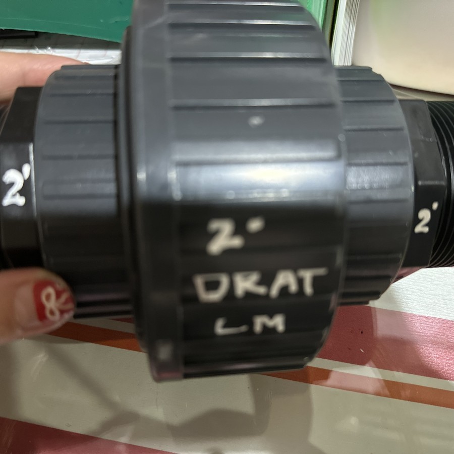 Water mur watermur drat derat luar 2" pvc