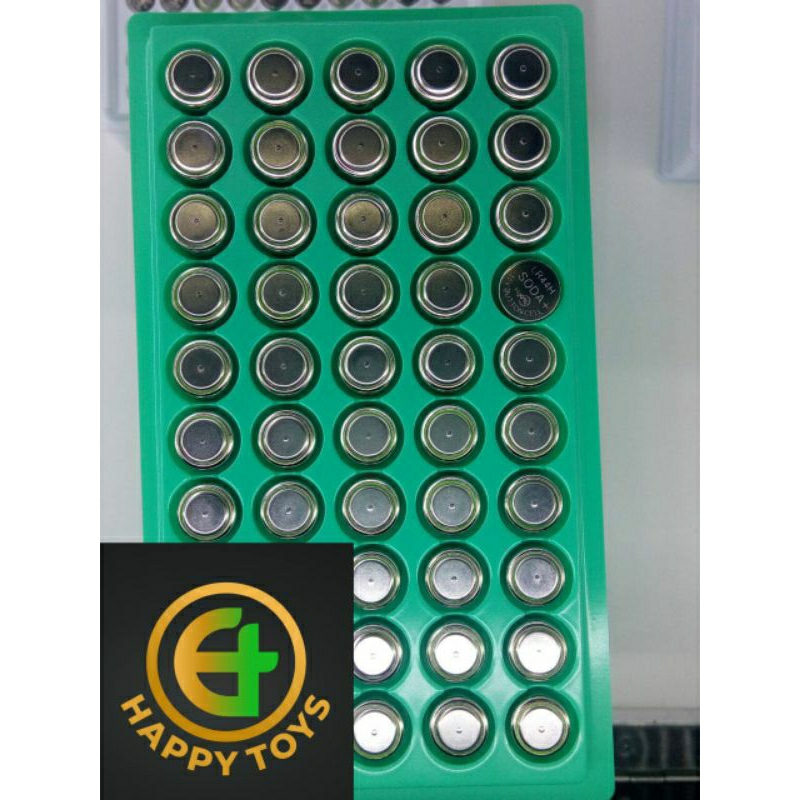 AG13 Elektronik baterai tombol LR44-357SR44/AG13 merk SODA