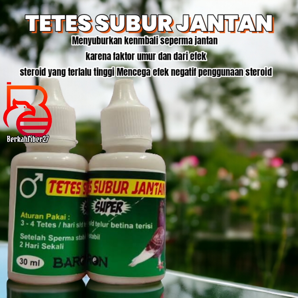 Jamu merpati tetes subur jantan