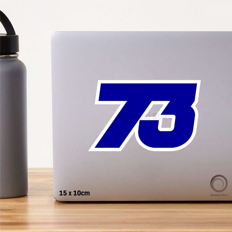 Sticker Stiker Cutting 73 Alex Marquez 15cm 2024