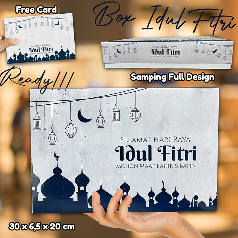 

(SATUAN) BOX EDISI LEBARAN FREE CARD | BOX IDUL FITRI