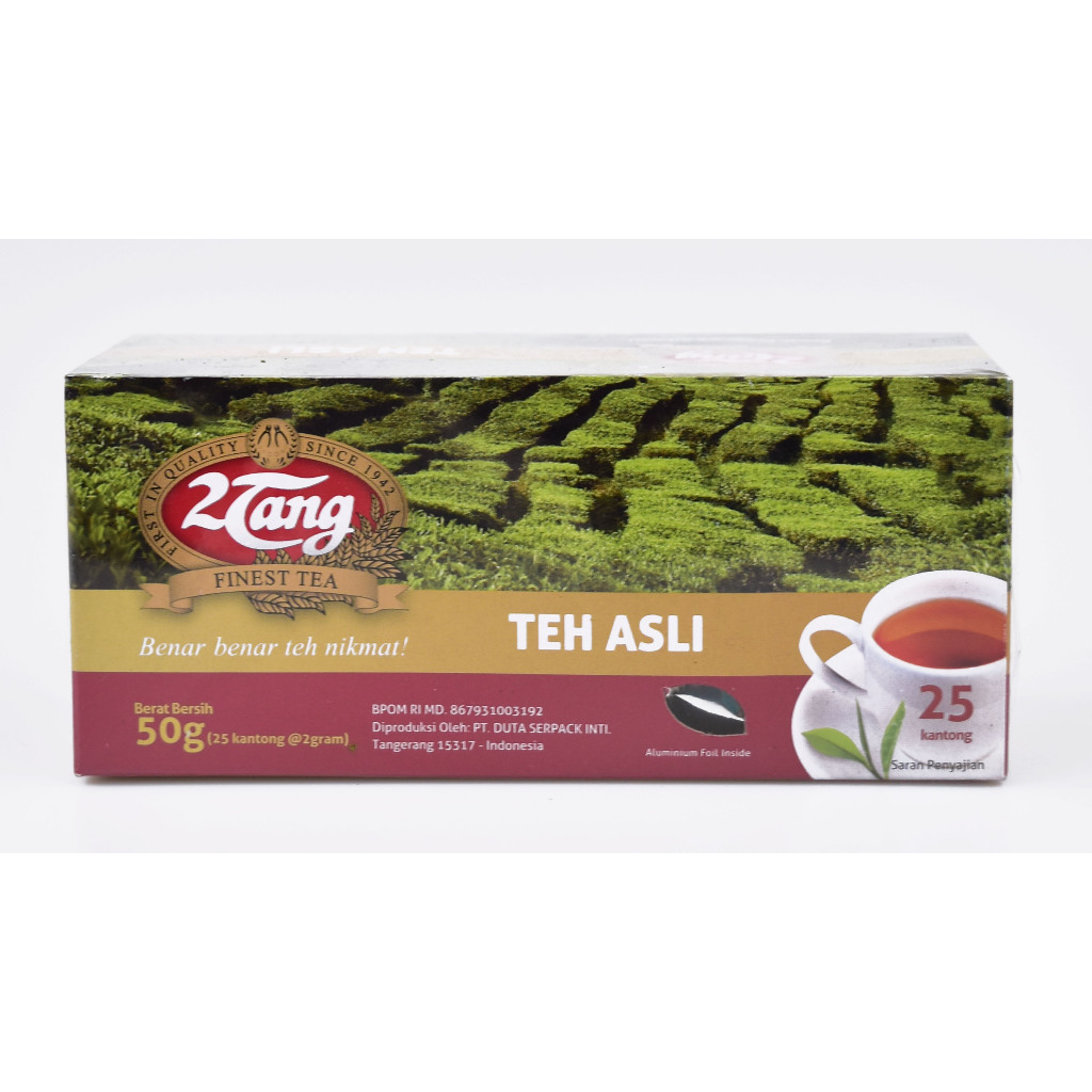 

Teh Celup 2 TANG Vanilla Jasmine Melati Black Tea isi 25