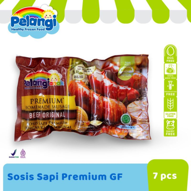 

Sosis Sapi Premium (7 Pcs)/Pelangi Anak Frozen Food