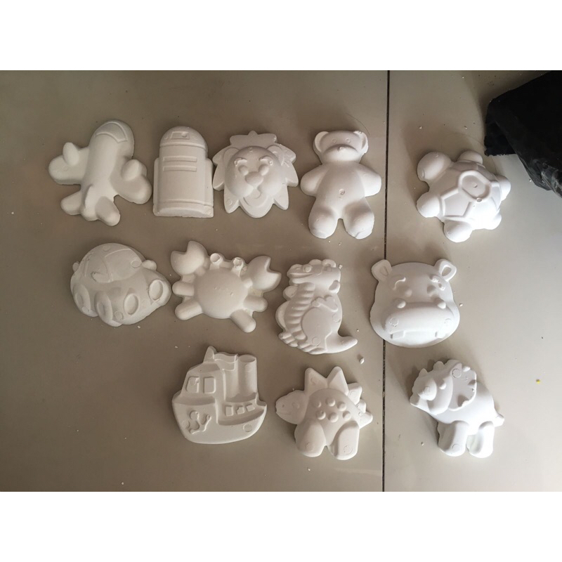 Patung Saja Gypsum Mewarnai Anak Souvenir Ulang Tahun Grosir Reseller Aktifitas Sekolah Paud TK koo