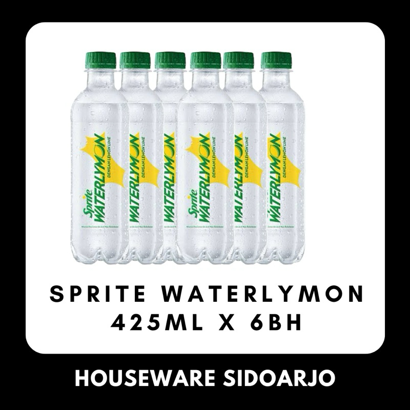 

Sprite Waterlymon Minuman Soda Segar Rasa Jeruk Nipis Dan Lemon 425ML Paket 6 Botol