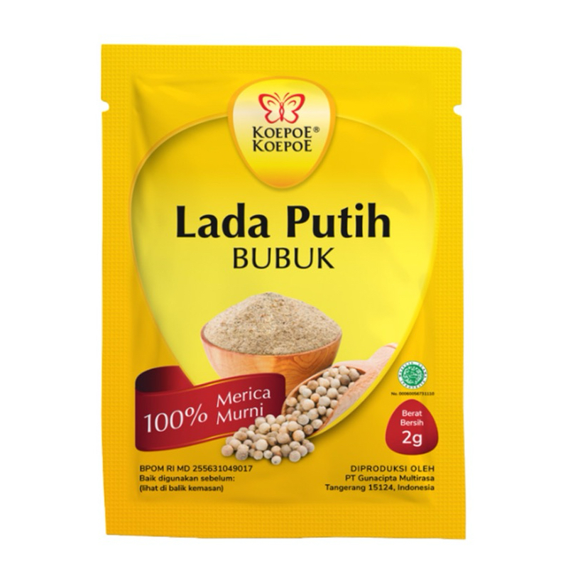 

KOEPOE-KOEPOE Lada Putih Bubuk 10X2g
