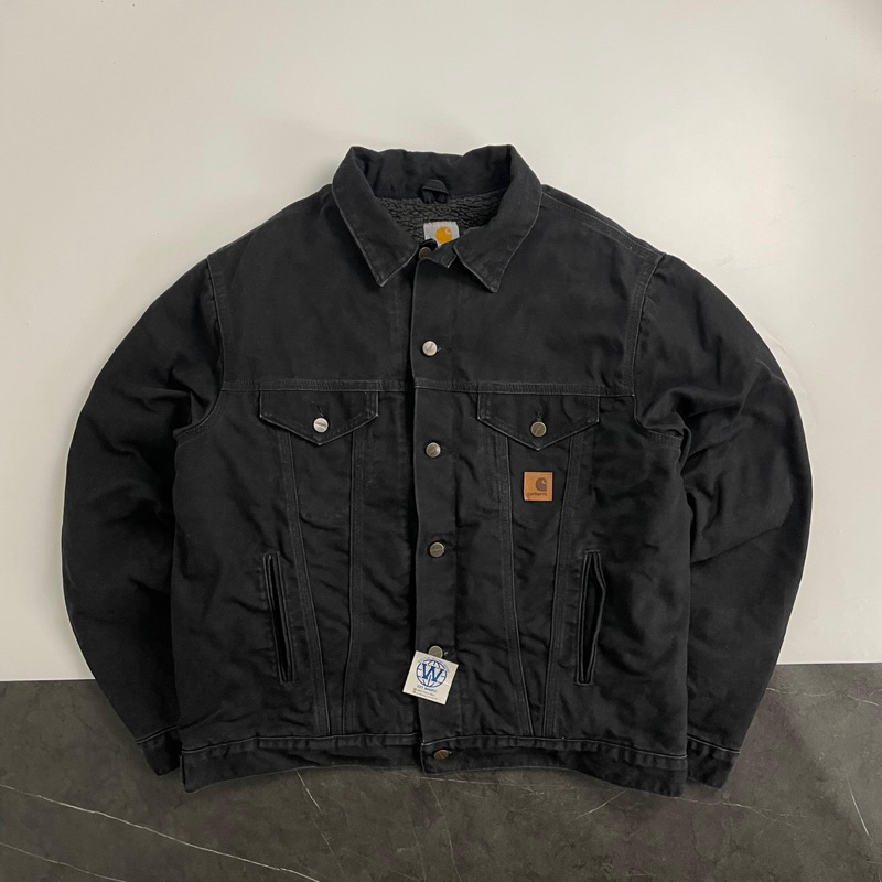 carhartt canvas trucker jacket J233 second not detroit