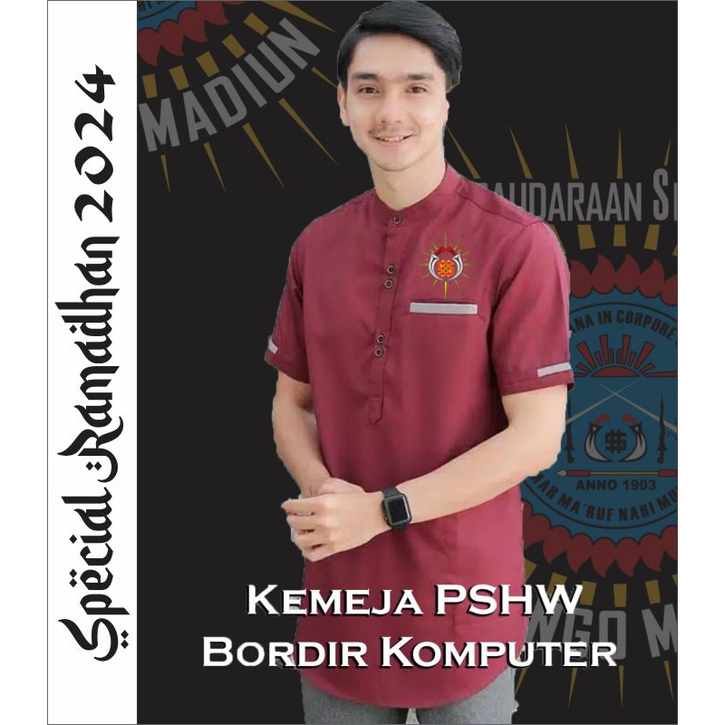 KEMEJA PSHW BORDIR DISTRO