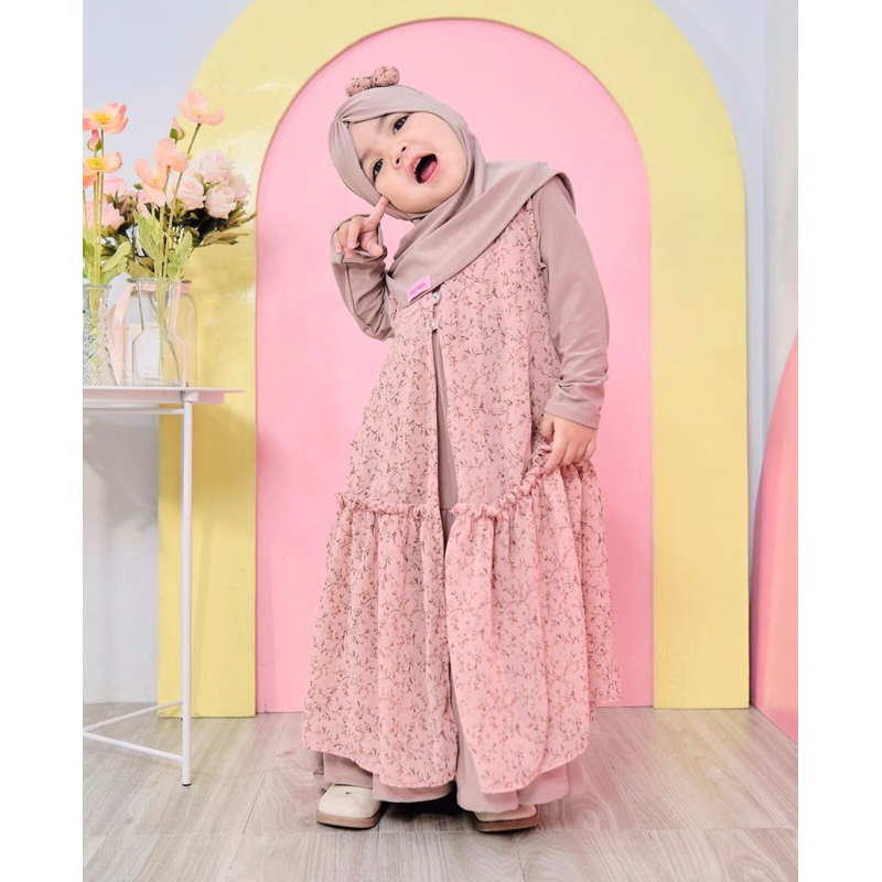 GAMIS ANAK SET HIJAB “SYAHIRA”