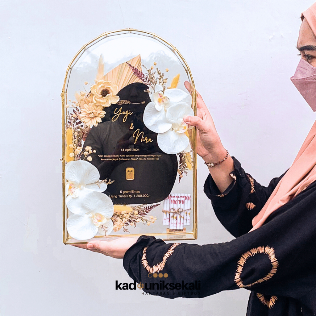 MAHAR WEDDING 42CM TERARIUM DOME GLASS JUMBO - CUSTOM WARNA