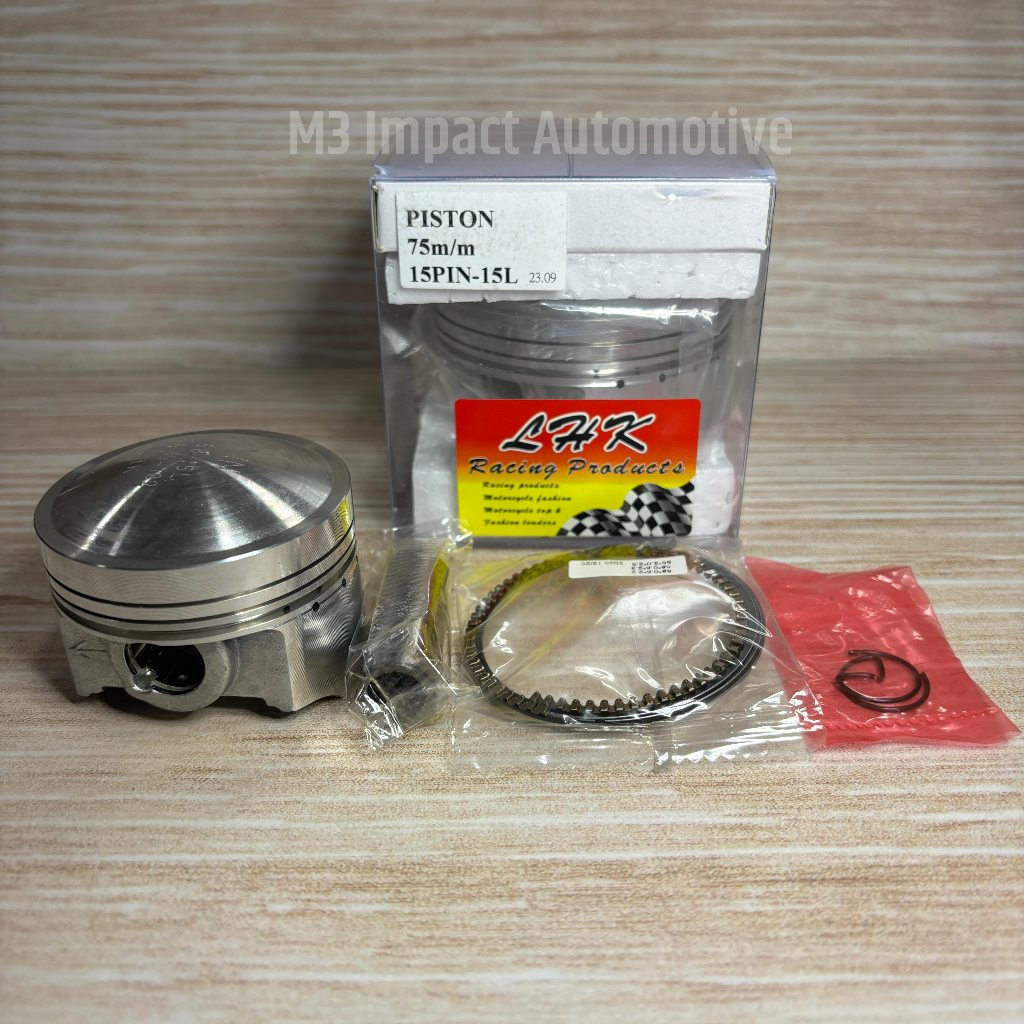piston LHK seher kit set pen 15 pin 15 ukuran 75mm ORIGINAL LHK THAILAND BOSKUHHH.