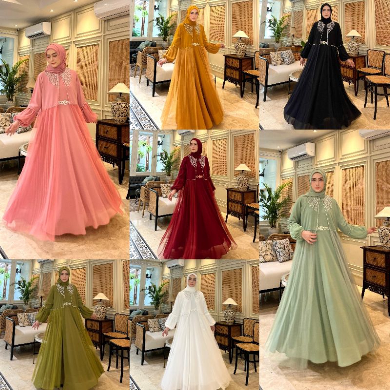 Gamis Dress Terbaru Princes by Aura Hijab