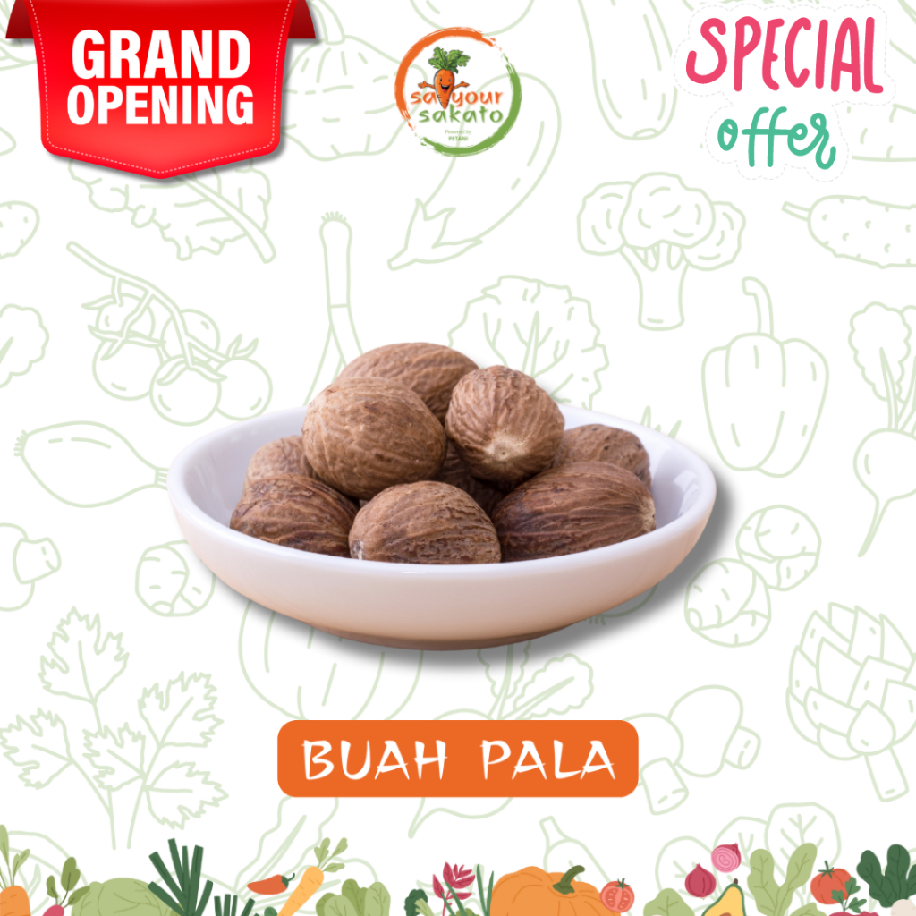 

Buah Pala Isi 3 Saiyour Sakato