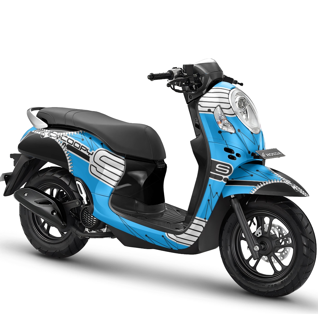 Decal Scoopy Full body Scoopy  Stiker full body Scoopy FI 2012 - 2016 FI EPS 2017-2019 Prestige 2020
