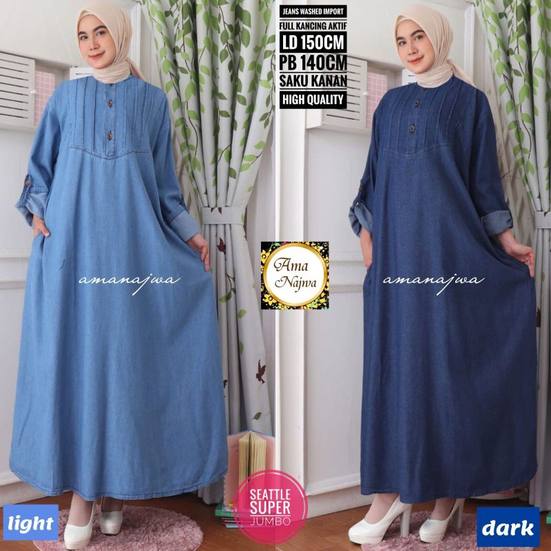 NEW GAMIS SETTEL JUMBO/GAMIS JUMBO DEWASA LD 150/bahan berkualitas/harga murah/modis terbaru/BESTSEL