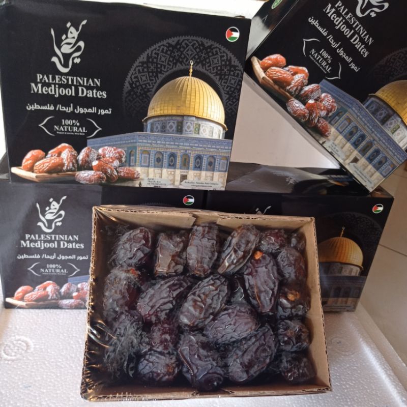 

kurma medjoul Palestina 1 kg free emas rose gold gift series | kurma medjol Palestin