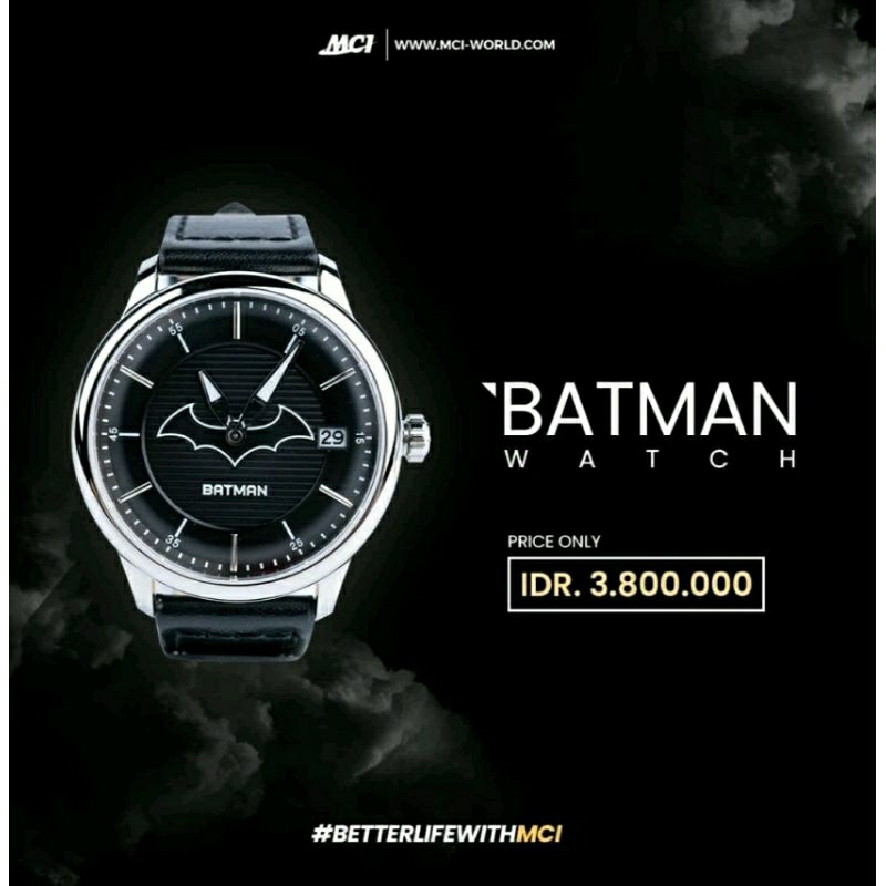 Jam Batman Segel Original MCI