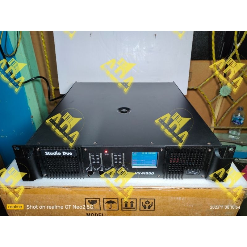 Power Amplifier / Studio Duo HX41000 / Kelas H / 4 Channel / STD HX 1000 4CH 4 Chanel - 1000W