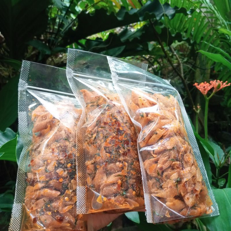 

Lumring Daun Jeruk Pedas Original Gurih Bikin Nagih Jajanan Viral Kekinian
