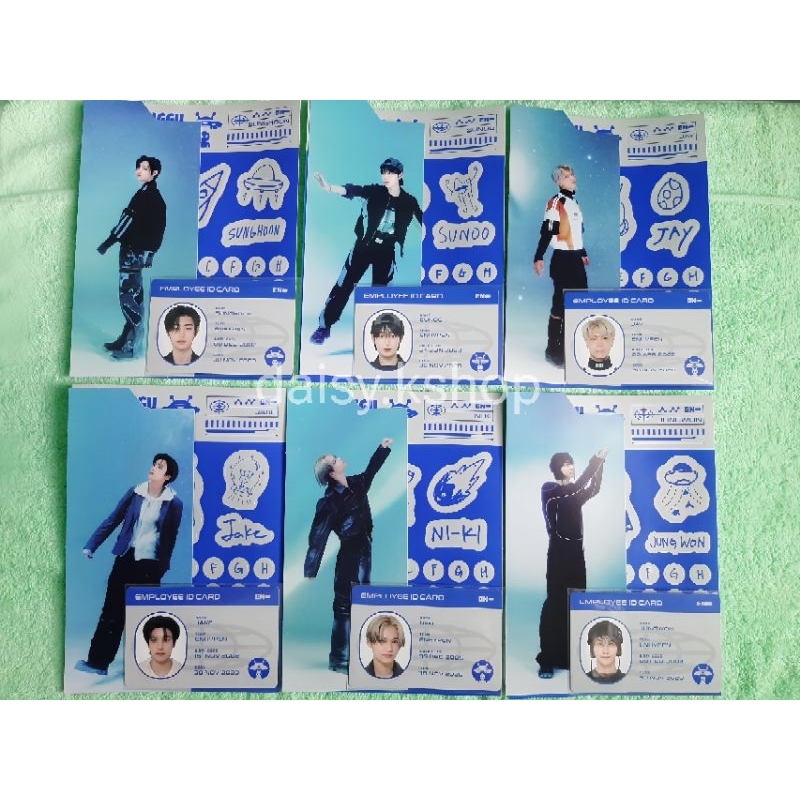 Employee ID Card ENHYPEN Official Ggu Ggu Package 2024