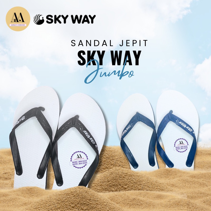 Termurah Sandal Jepit Jumbo XXL SKYWAY  Big Size no 11-12 (ORI)