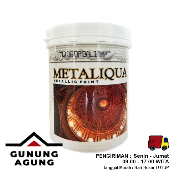 Cat Dekoratif Prada Emas Bali Metalik Metaliqua Lite 900 ml