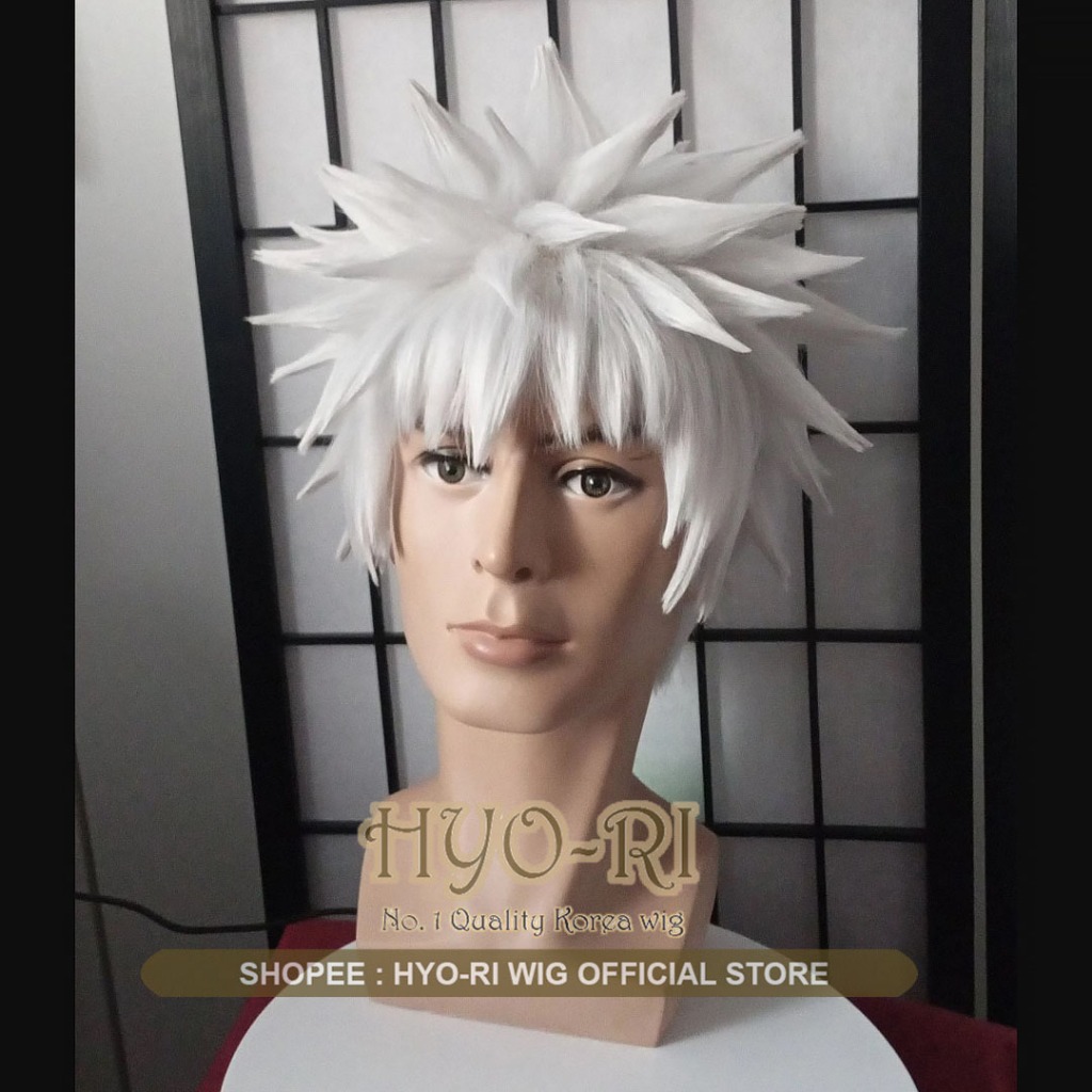 HYO-RI WIG : WIG KILLUA ZOLDYCK WIG KILUA ZOLDYCK HXH WIG COSPLAY ANIME HUNTER X HUNTER