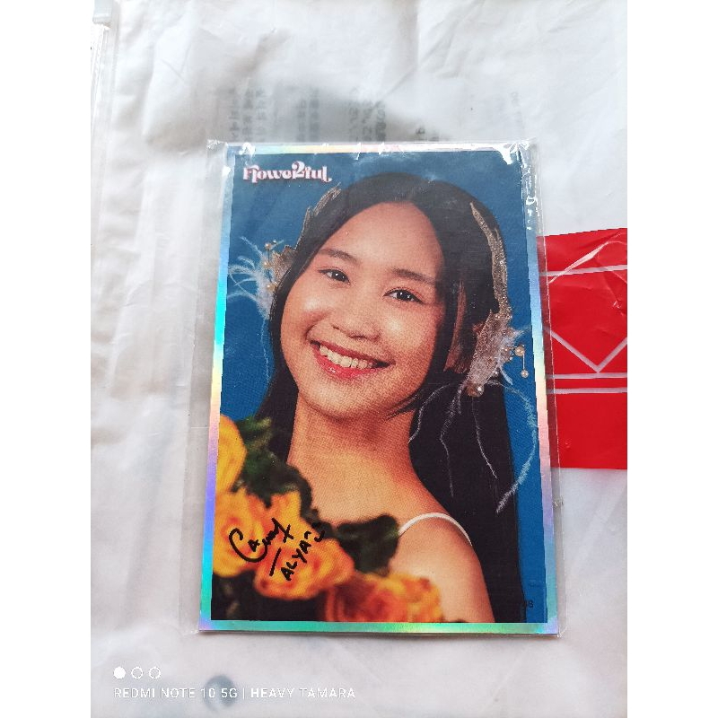 Photoprint Benefit VIP Rose Flowerful Alya JKT48