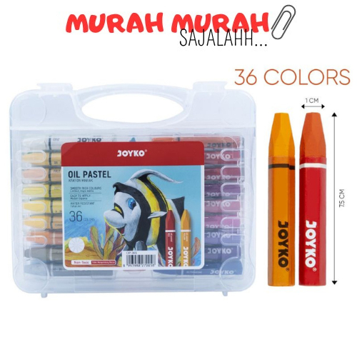 

Krayon / Crayon Titi Joyko 36 Oil Pastels OP-36S