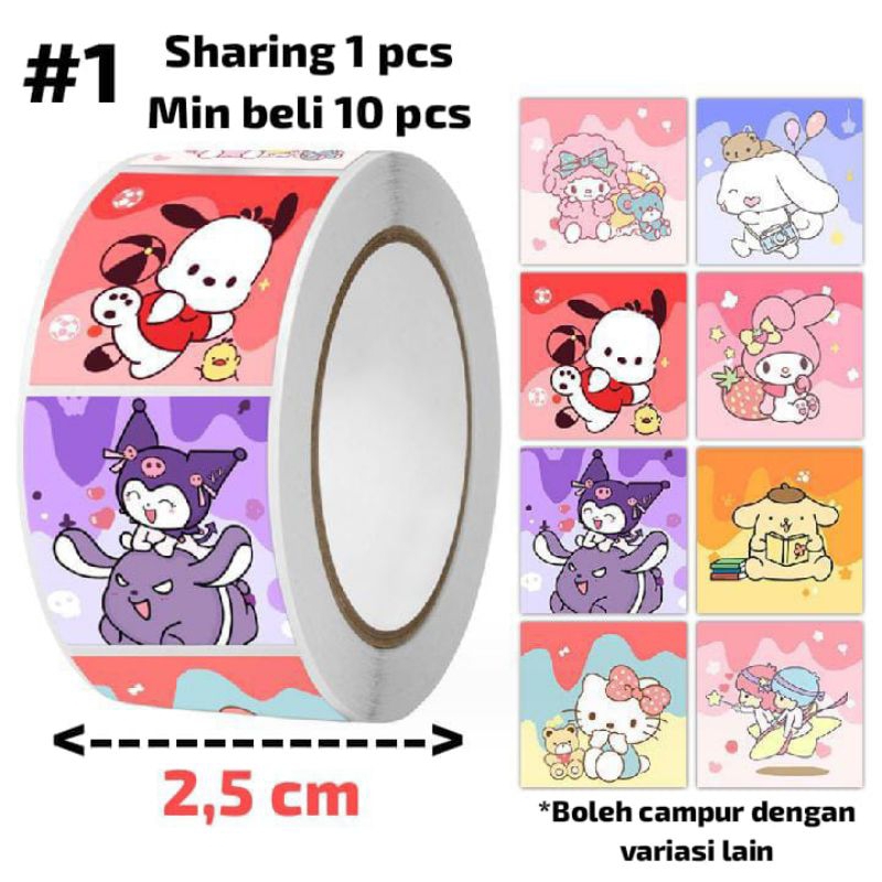 

[10pcs] sticker roll korea satuan