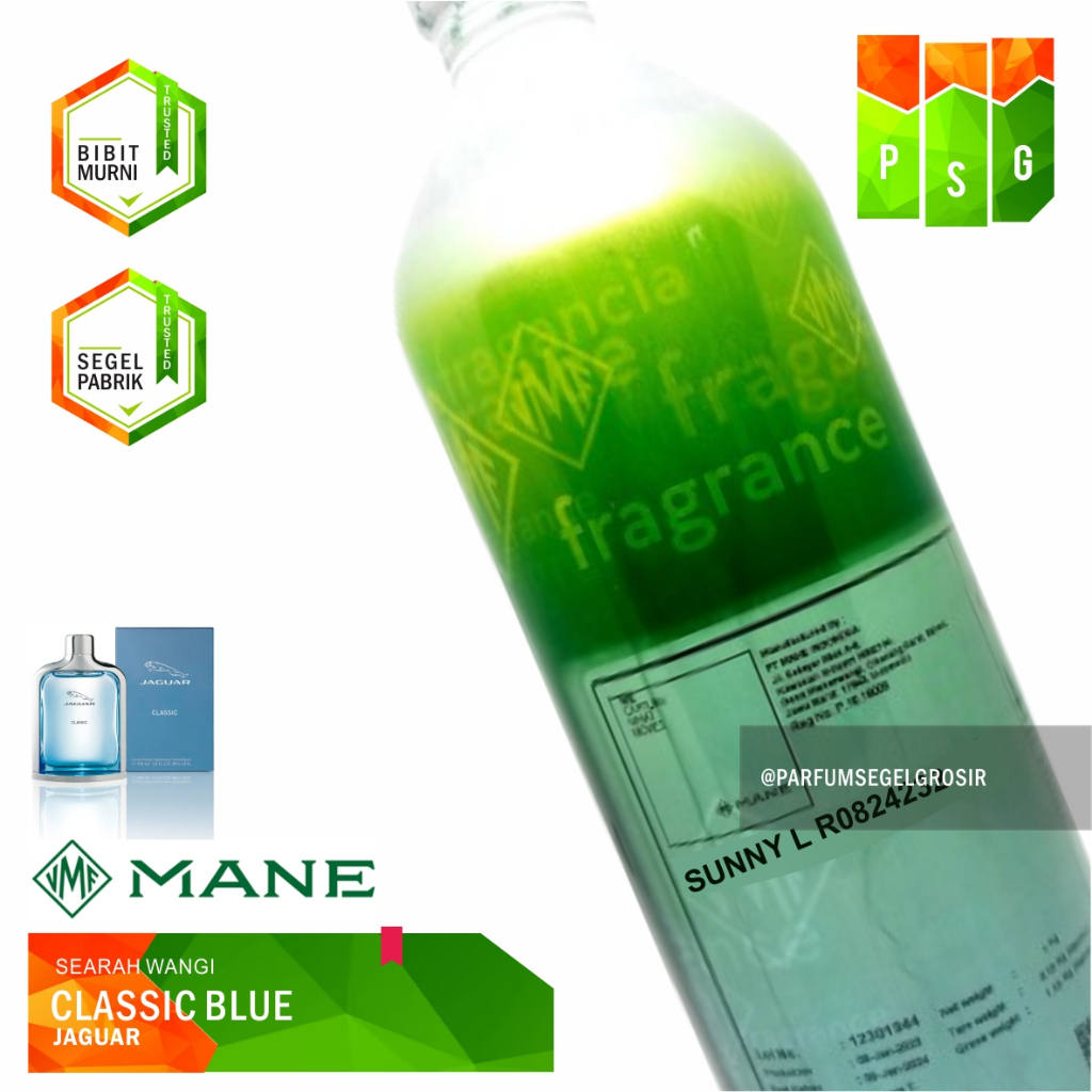 TIGER BLUE L | Searah Wangi Jaguar Blue | Mane | Segel