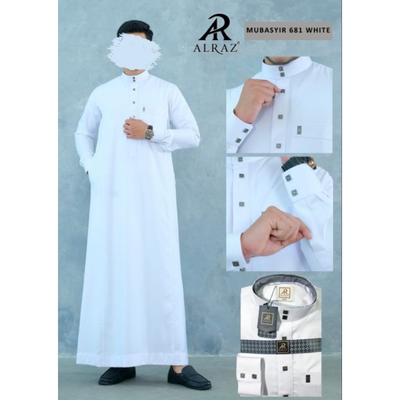 Jubah Al Raz Model MUBASYIR / Jubah al raz woll