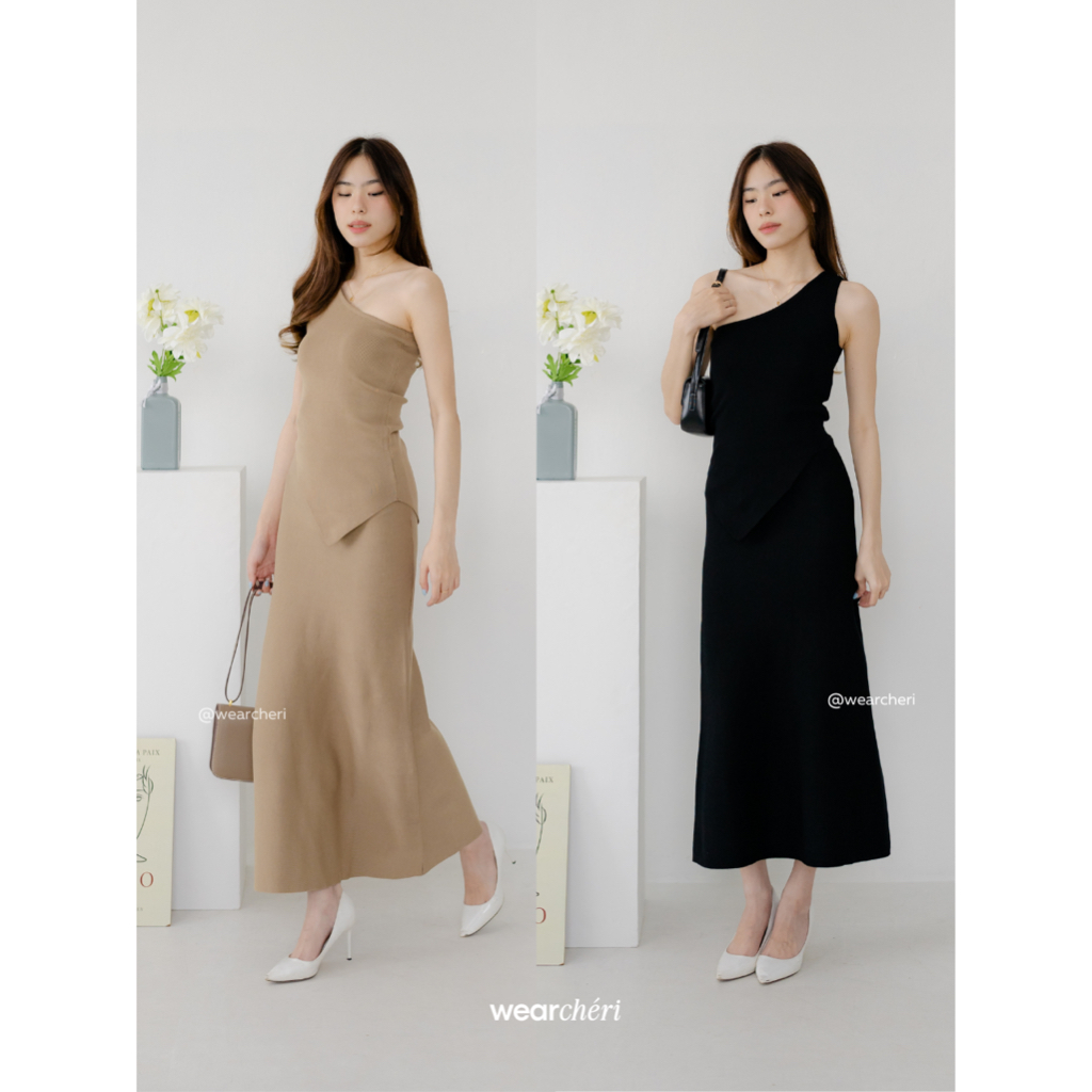 WEARCHERI - Iris Set / Setelan Wanita / Baju Set Wanita / Setelan Rok Wanita / Setelan Korea / Setel