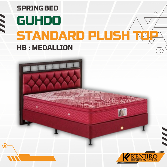 Kasur Springbed Guhdo Standard Plush Top Fullset
