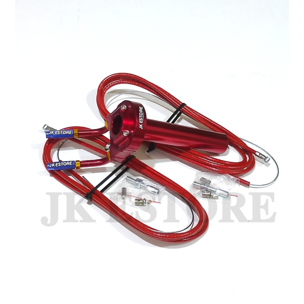 SELONGSONG GAS SPONTAN + 2PCS KABEL GAS KARBON + STELAN L GAS PSI UNIVERSAL