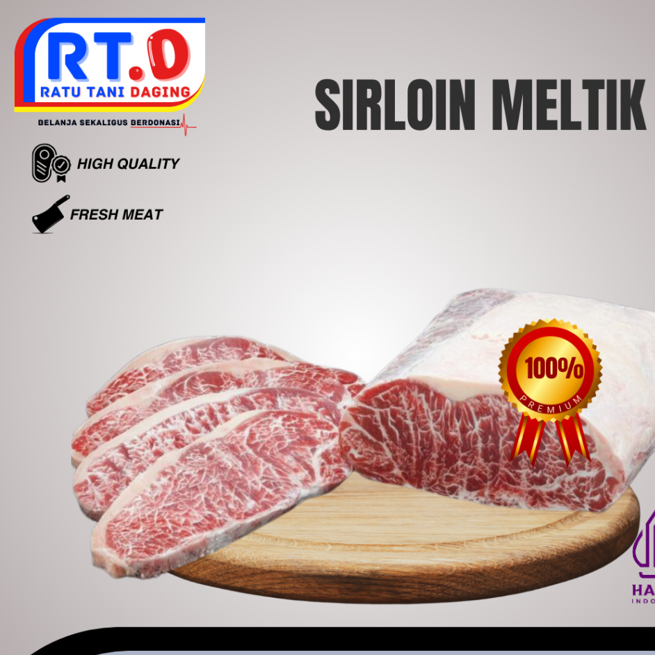 

daging sirloin meltique 500gram