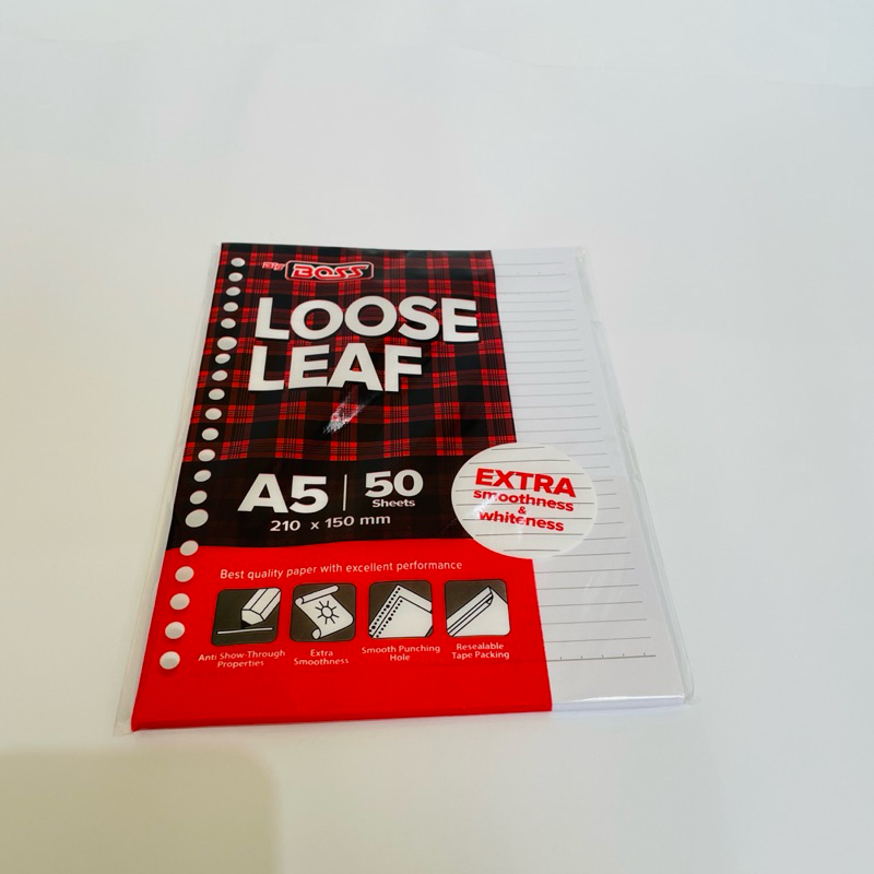 

BIG BOSS Isi Binder LOOSE LEAF A5 50 Sheets