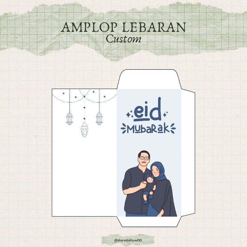 

Amplop Custom/Tambah Kepala
