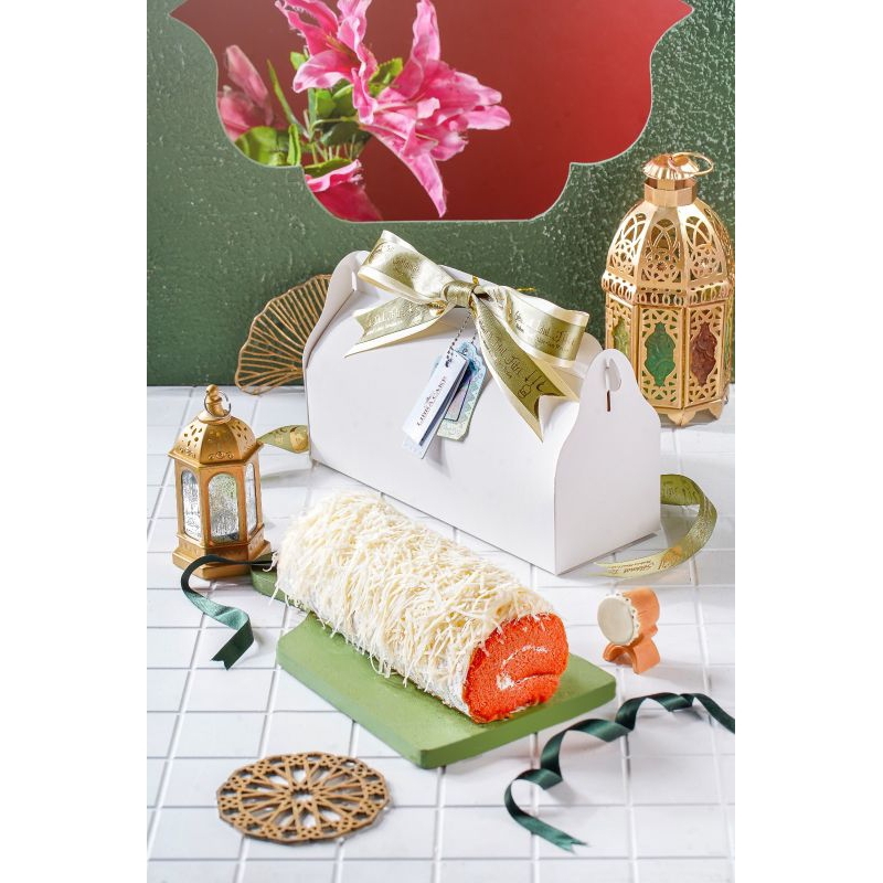 

Roll cake strawberry | Hampers lebaran | Parcel lebaran | Kue lebaran