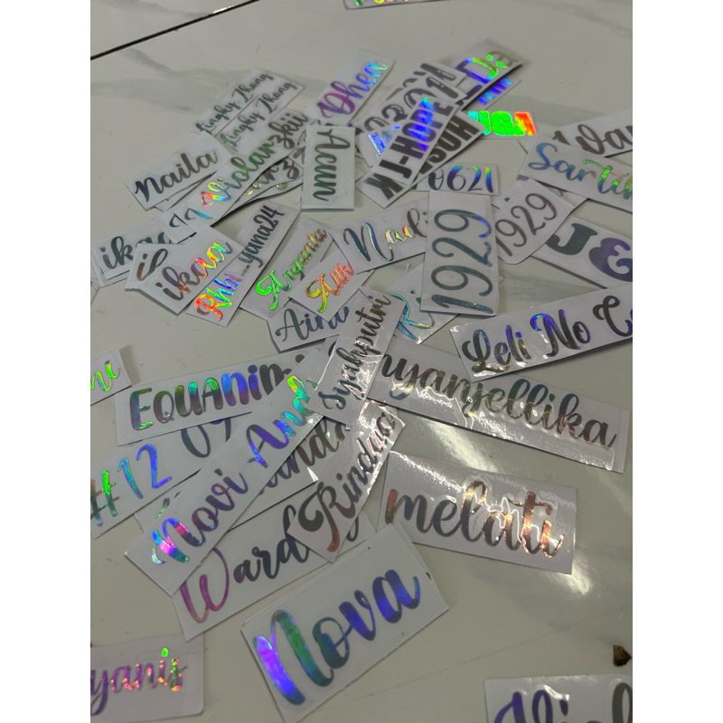 

JUAL MURAH STIKER HOLOGRAM READY PART 1