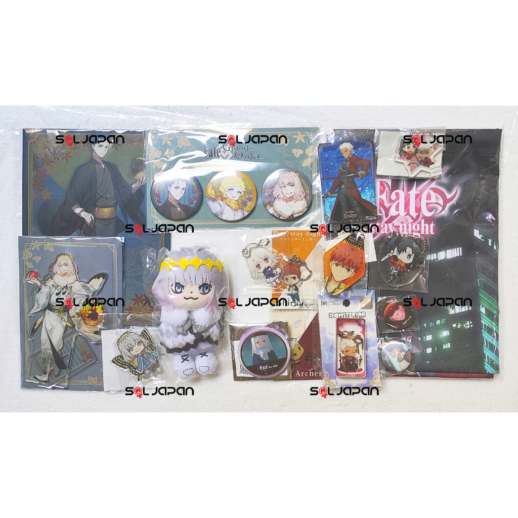 Fate Grand Order FGO Fes 2021 Kyomafu 2023 Acrylic Stand Pretender Oberon Set of 5 + 12 Fate Bonus